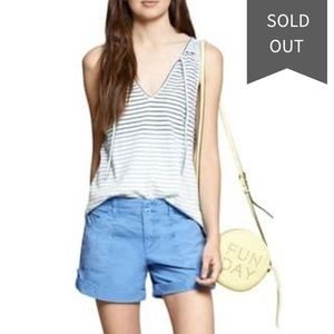 Sanctuary Leon Eyelet Trim Striped Tank Top